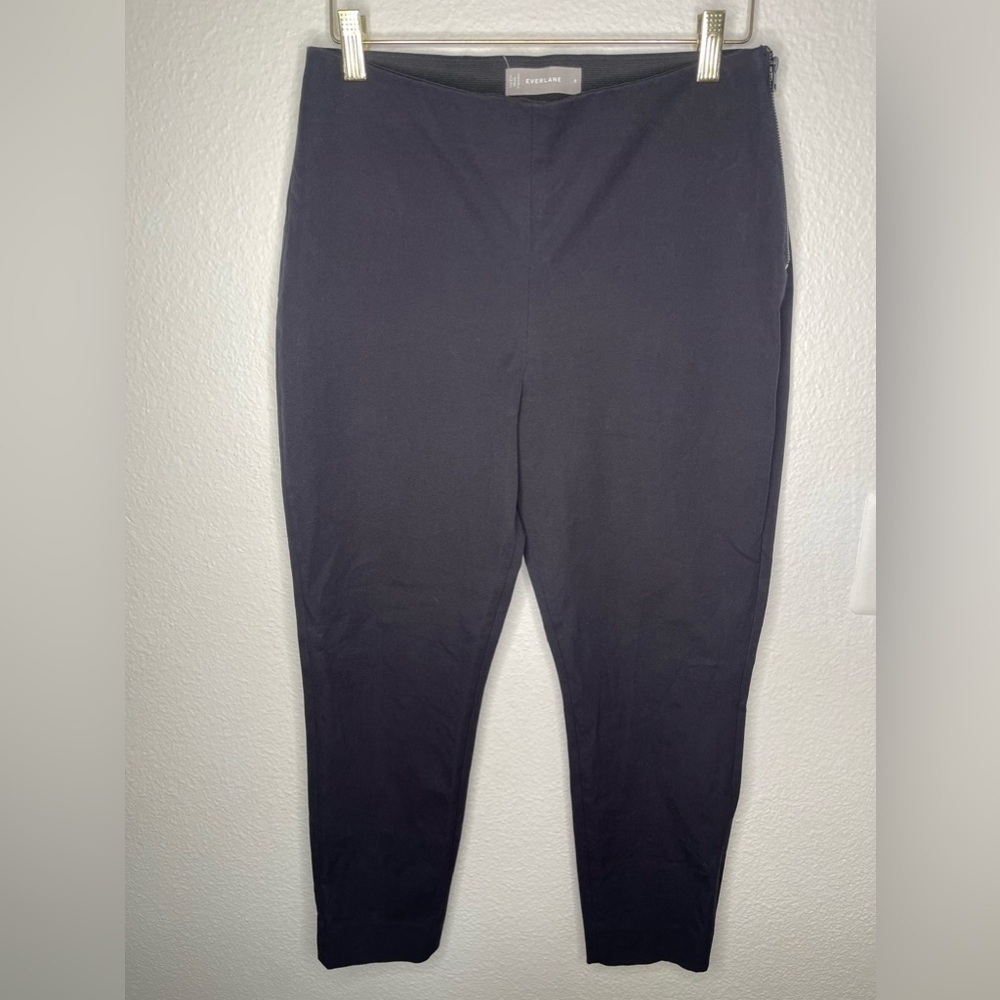Everlane The Side-Zip Stretch Cotton Pant black  Work Pants - Picture 4 of 11